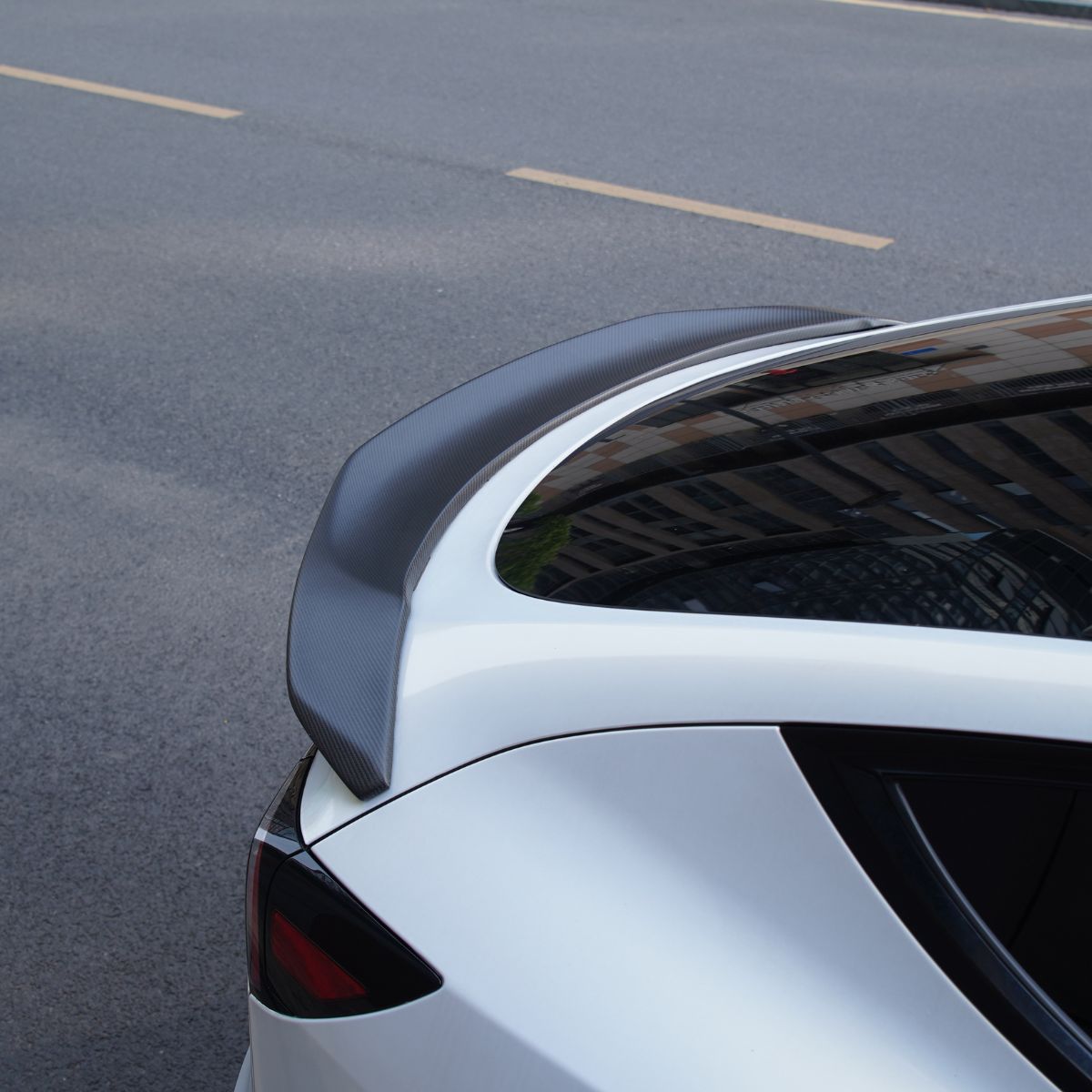V-Style Carbon Fiber Spoiler for Model 3/Y - Teskay