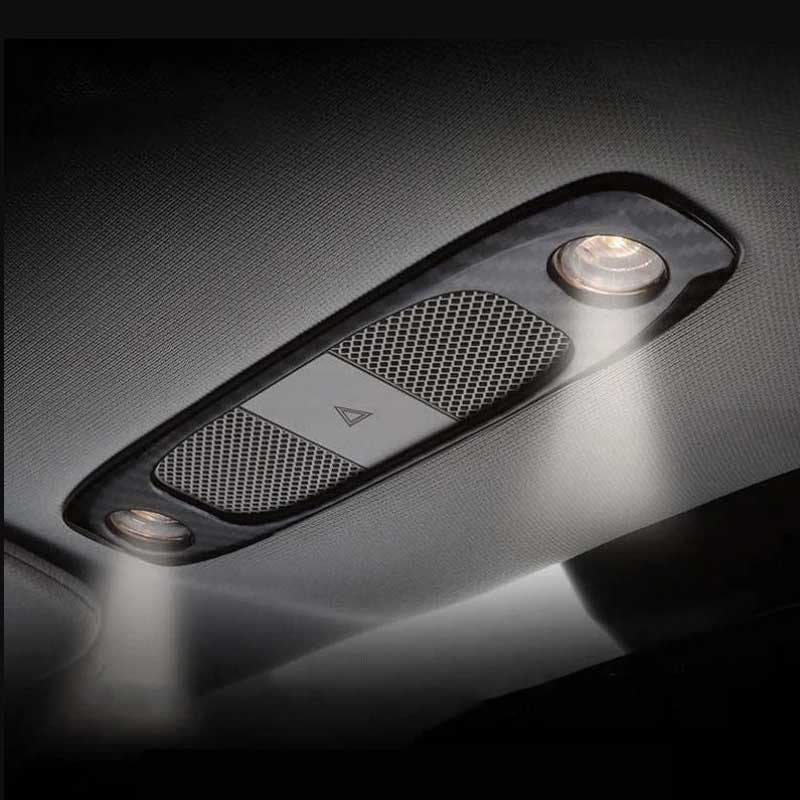 Dome Light Cover - Carbon Fiber Interior Mods for Tesla Model 3 / Y - Teskay