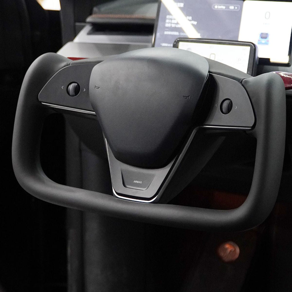 New Plaid Steering Wheel for Tesla Model 3 / Y - Teskay