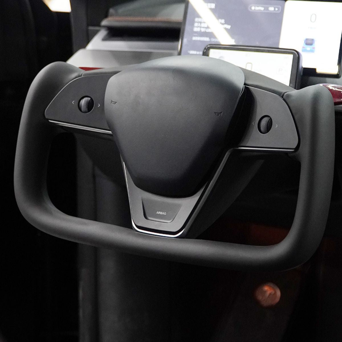 New Plaid Steering Wheel for Tesla Model 3 / Y - Teskay
