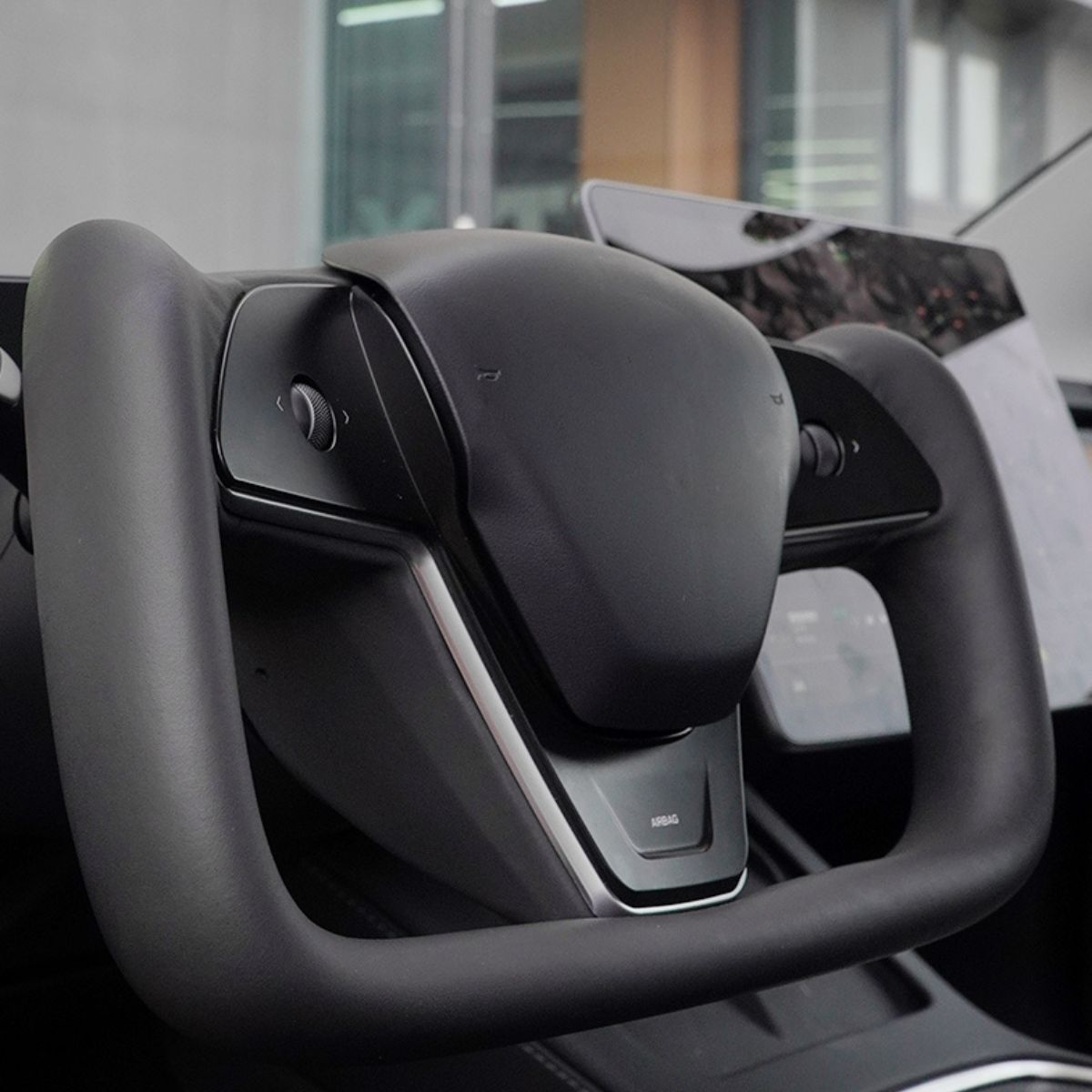 New Plaid Steering Wheel for Tesla Model 3 / Y - Teskay