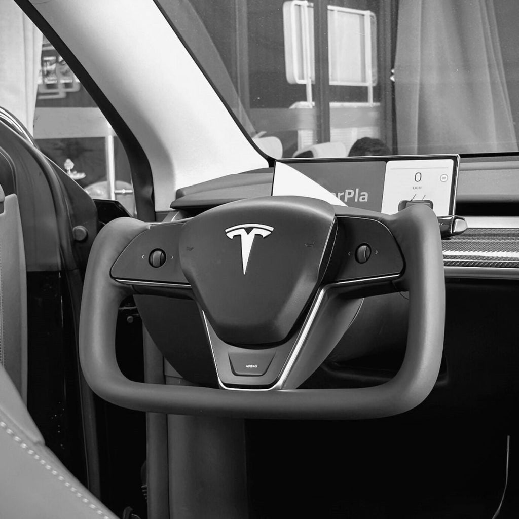 New Plaid Steering Wheel for Tesla Model 3 / Y - Teskay