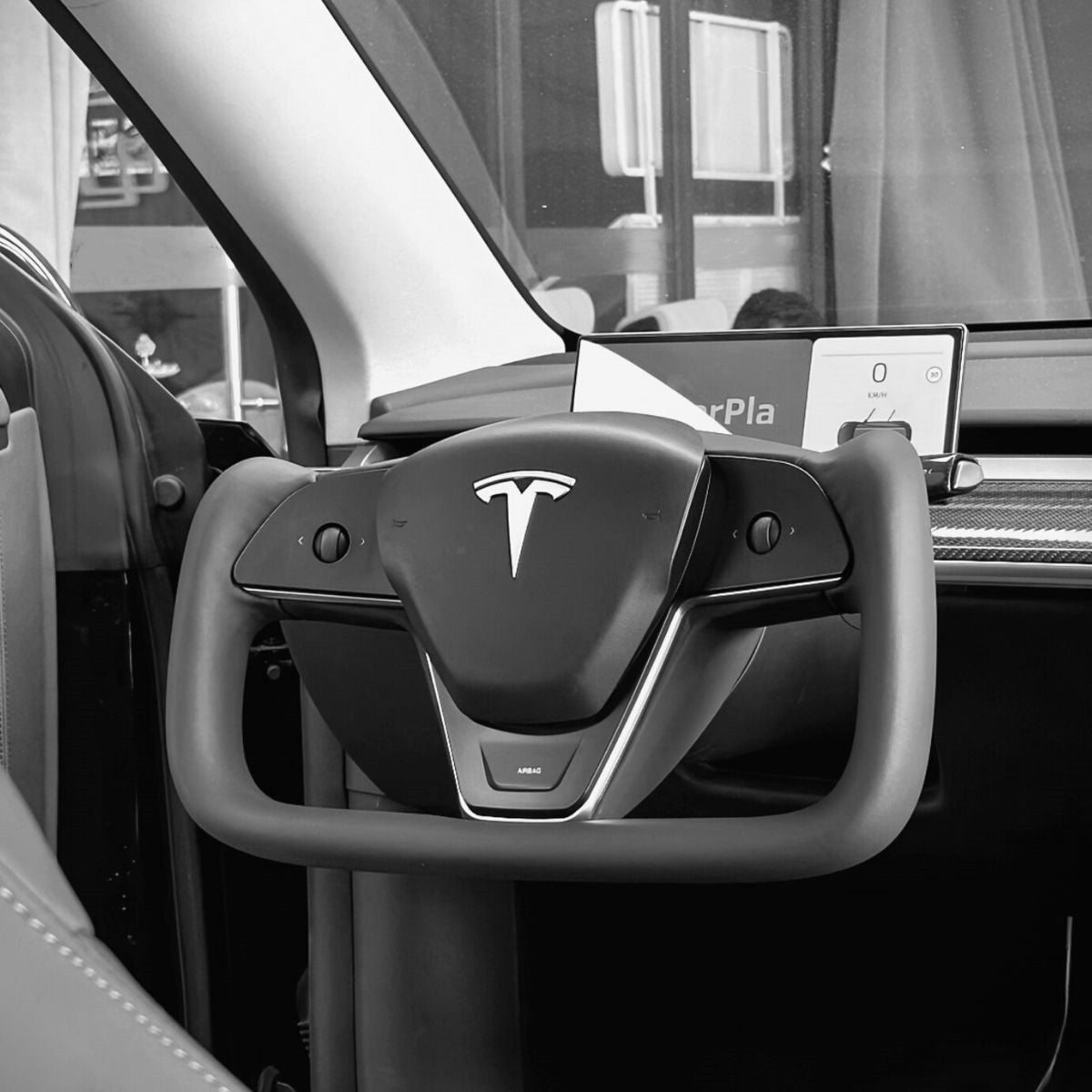 New Plaid Steering Wheel for Tesla Model 3 / Y - Teskay