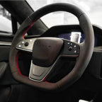 Plaid Round Steering Wheel Replacement for Tesla Model S / X 2021-2025 - Teskay