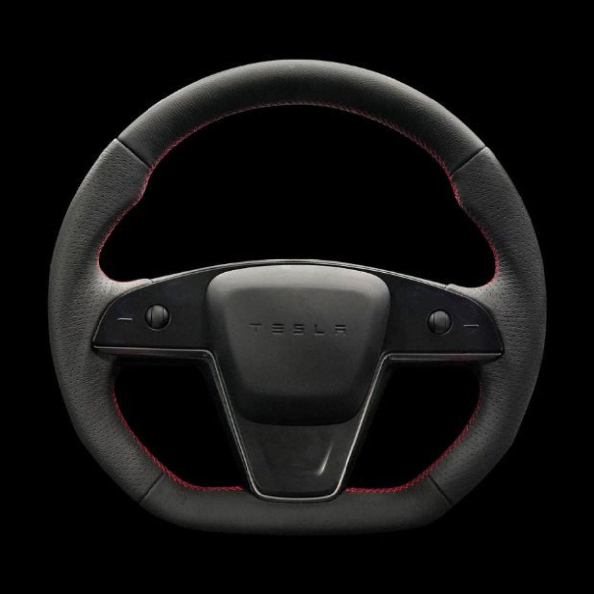 Plaid Round Steering Wheel Replacement for Tesla Model S / X 2021-2025 - Teskay