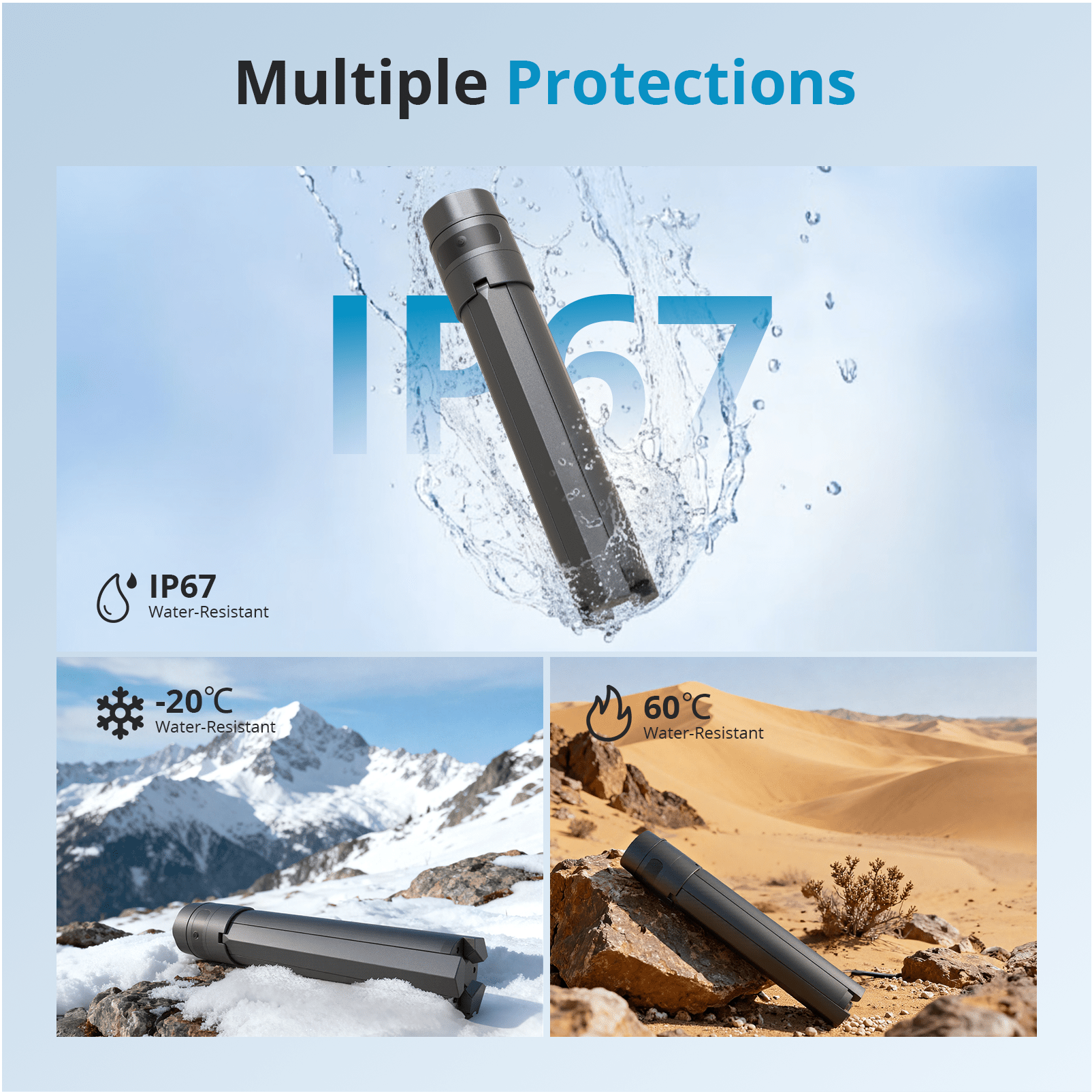 Portable Power & Mounting System for Starlink Mini | 45000mAh Battery Tripod Stand