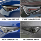 Tesla Model 3/Y Full Carbon Fiber Side Camera Covers - Teskay