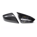 Real Carbon Fiber Mirror Covers Replacement for Tesla Model S / X Glossy Carbon Fiber
