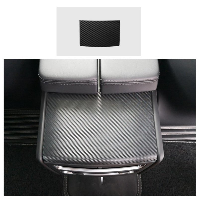 Real Carbon Rear Air Vent Frame for Tesla Model X/S 2017-2019 - Teskay
