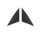 Real Dry Carbon Fiber A-Pillar Accent Overlays for Tesla Model 3 / Y - Tesla