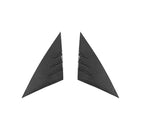Real Dry Carbon Fiber A-Pillar Accent Overlays for Tesla Model 3 / Y - Tesla
