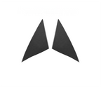 Real Dry Carbon Fiber A-Pillar Accent Overlays for Tesla Model 3 / Y - Tesla