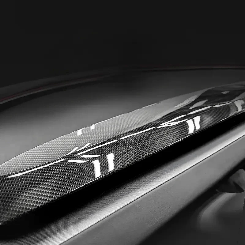 Real Dry Carbon Fiber Dash Cover Overlay for Model 3 Highalnd & Model Y Juniper - Teskay