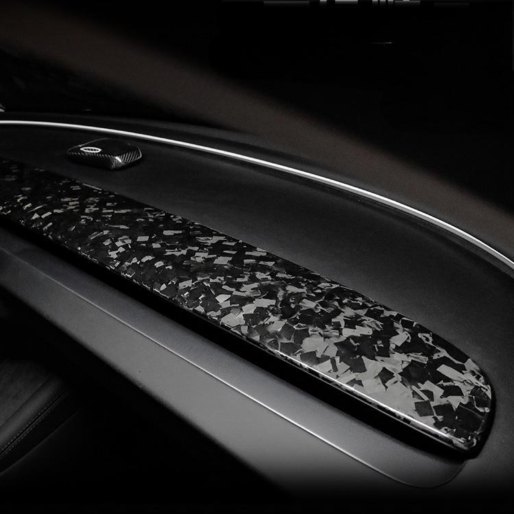 Real Dry Carbon Fiber Dash Cover Overlay for Model 3 Highalnd & Model Y Juniper - Teskay