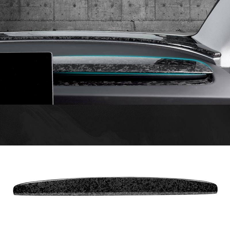 Real Dry Carbon Fiber Dash Cover Overlay for Model 3 Highalnd & Model Y Juniper - Teskay