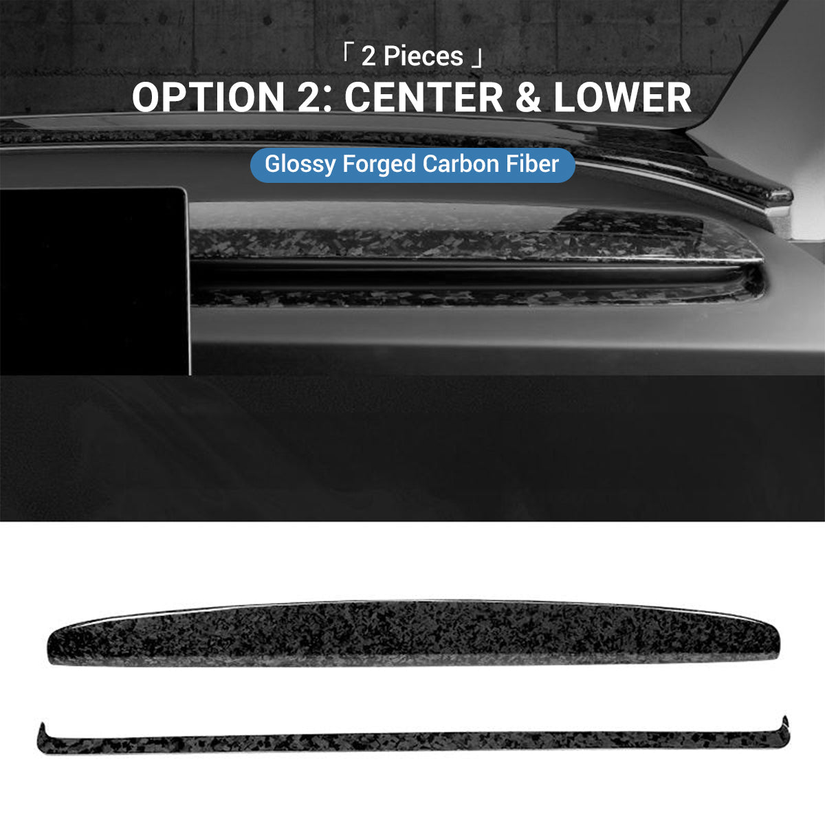 Real Dry Carbon Fiber Dashboard Cover for Model 3 Highland / Model Y Juniper - Teskay