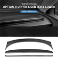 Real Dry Carbon Fiber Dashboard Cover for Model 3 Highland / Model Y Juniper Option 1：Upper & Center & Lower (Full Kit 3 Pieces) Matte