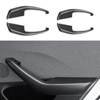 Real Dry Carbon Fiber Door Armrest Cover Overlays for Tesla Model 3 Highland - Teskay