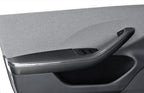Real Dry Carbon Fiber Door Armrest Cover Overlays for Tesla Model 3 Highland - Teskay