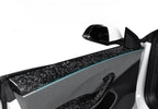 Real Dry Carbon Fiber Upper Door Trim for Model 3 Highland / Model Y Juniper - Teskay