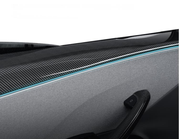 Real Dry Carbon Fiber Upper Door Trim for Model 3 Highland / Model Y Juniper - Teskay