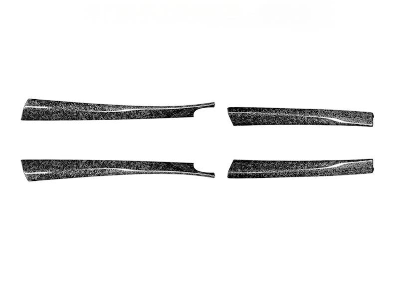 Real Dry Carbon Fiber Upper Door Trim for Model 3 Highland / Model Y Juniper - Teskay