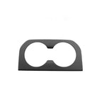 Rear Cup Holder Frame Dry Carbon Fiber Overlay for Tesla Model S/X 2023+ - Teskay