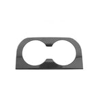 Rear Cup Holder Frame Dry Carbon Fiber Overlay for Tesla Model S/X 2023+ - Teskay