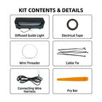 Rear Diffused Guide Light for Model Y Juniper丨High-Visibility Brake & Driving Pilot Light