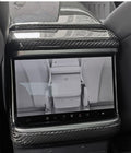Rear Screen Air Outlet Frame Dry Carbon Fiber Overlay for Tesla Model S/X 2021+ Glossy