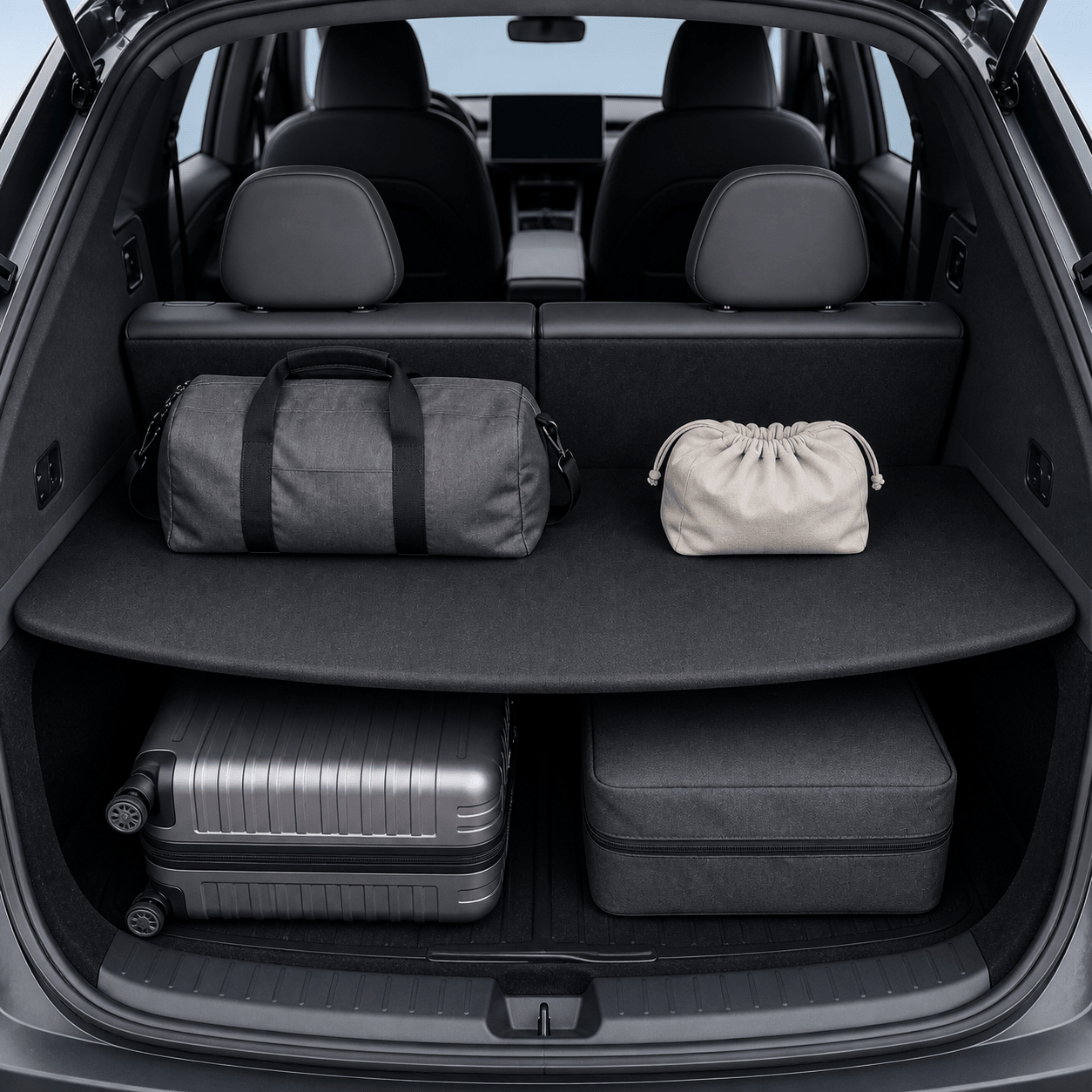 Rear Trunk Privacy Cargo Cover for Model YL 2026+