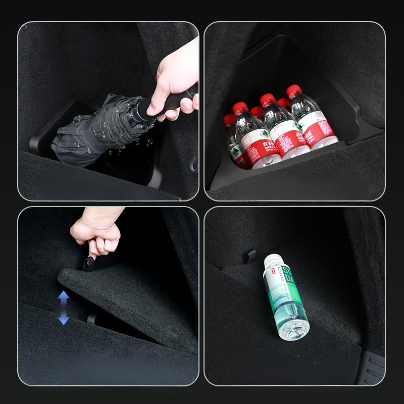 Rear Trunk Storage Bins for Model Y Juniper 5 Seater
