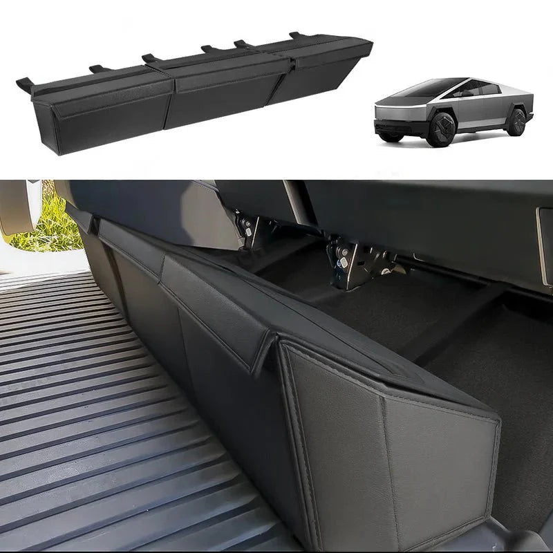 Cybertruck rear seat storage bag foldable design - Teskay