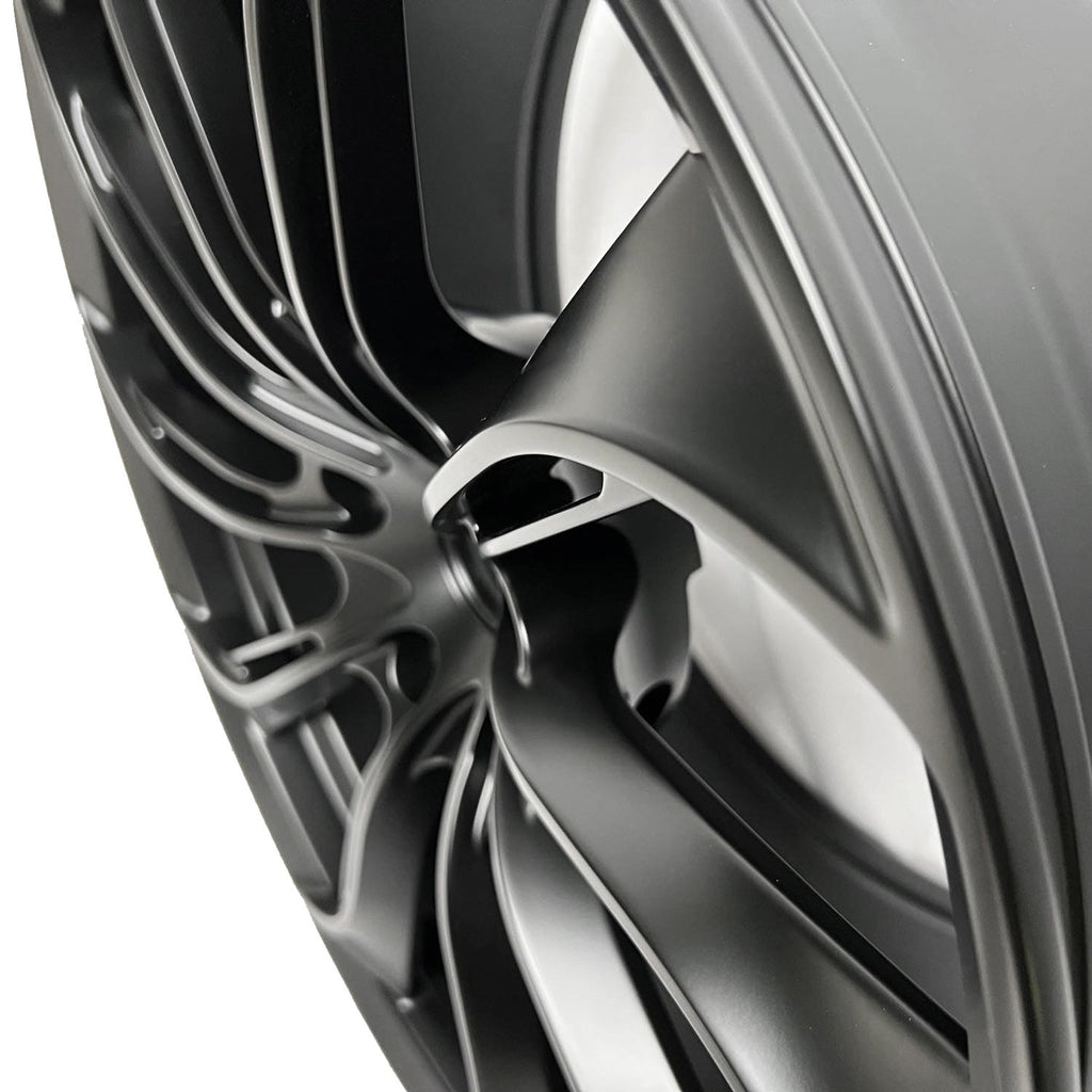 Rims for Model 3/Y【18' Glossy black Set of 4】Surprise gifts on US