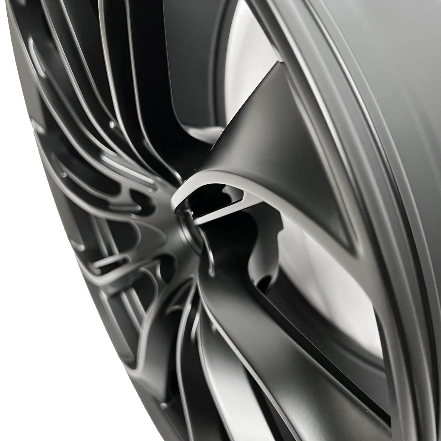 Rims for Model 3/Y【18' Glossy black Set of 4】Surprise gifts on US
