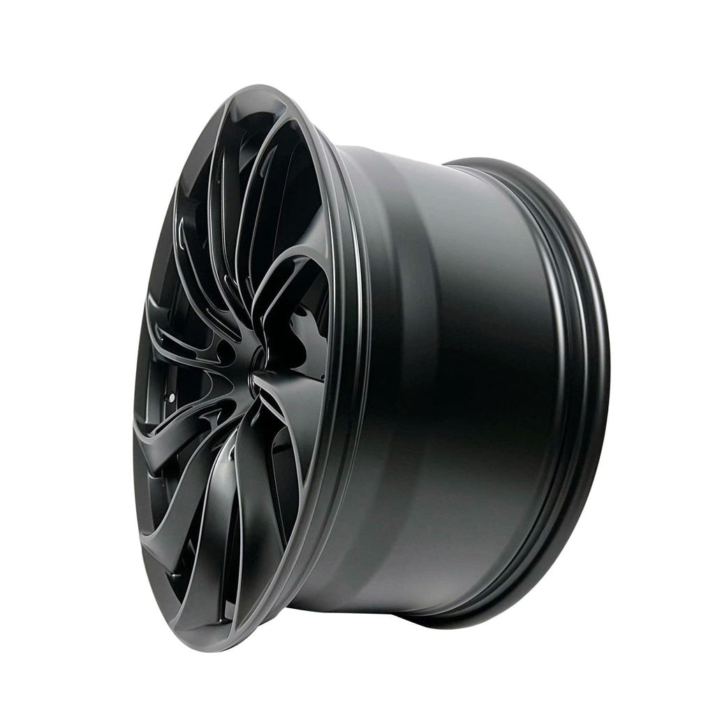 Rims for Model 3/Y【18' Glossy black Set of 4】Surprise gifts on US