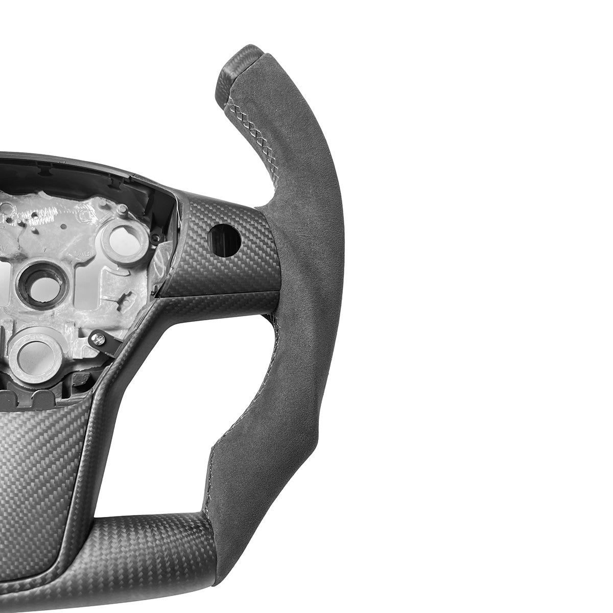 Custom Carbon Fiber Steering Wheel for Tesla Model 3/Y - Teskay