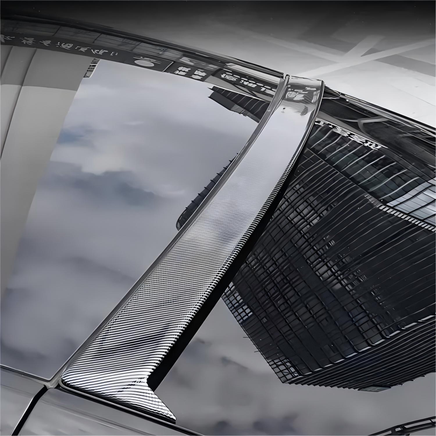 Tesla Model Y Real Carbon Fiber Roof Spoiler / Top Wing - Teskay