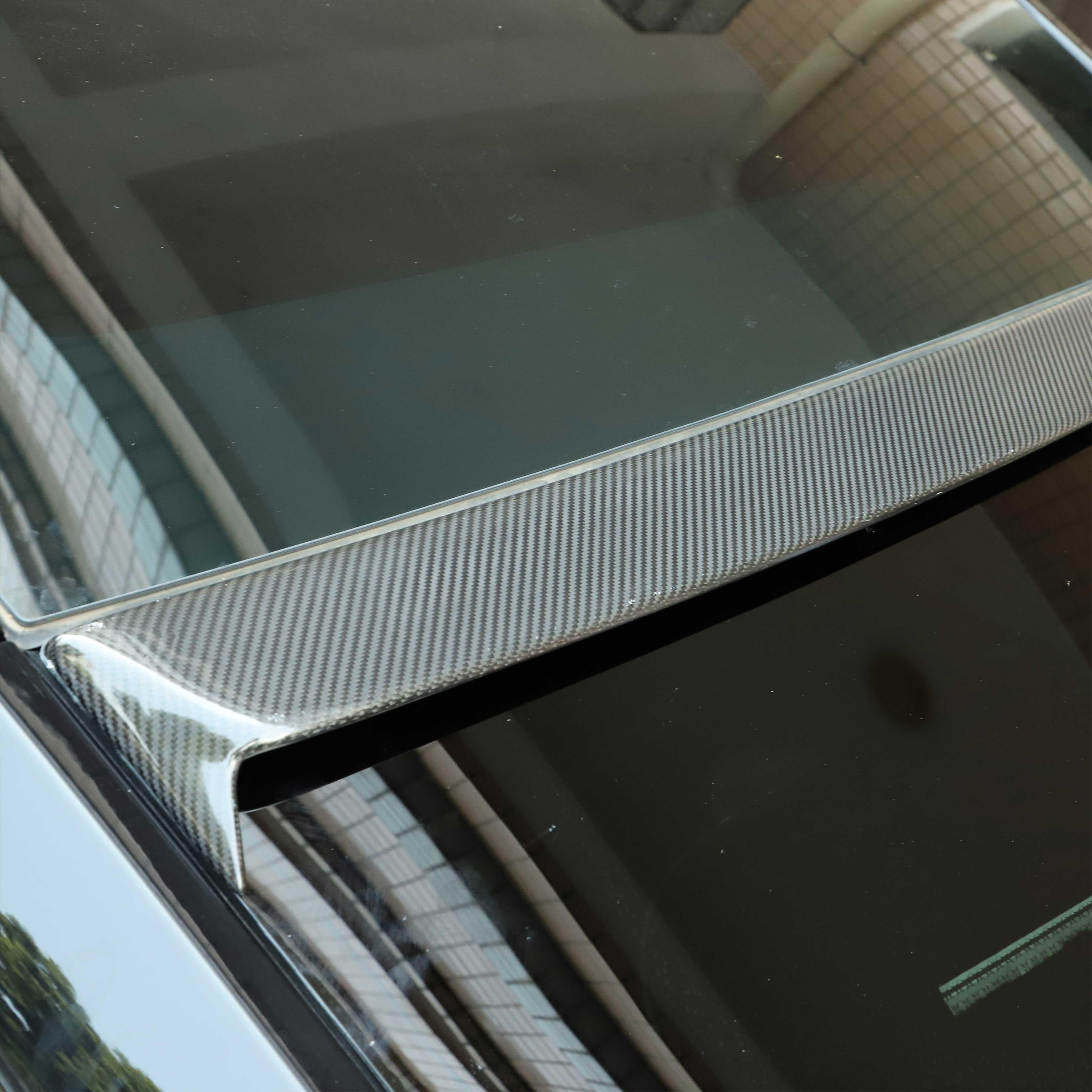 Tesla Model Y Real Carbon Fiber Roof Spoiler / Top Wing - Teskay