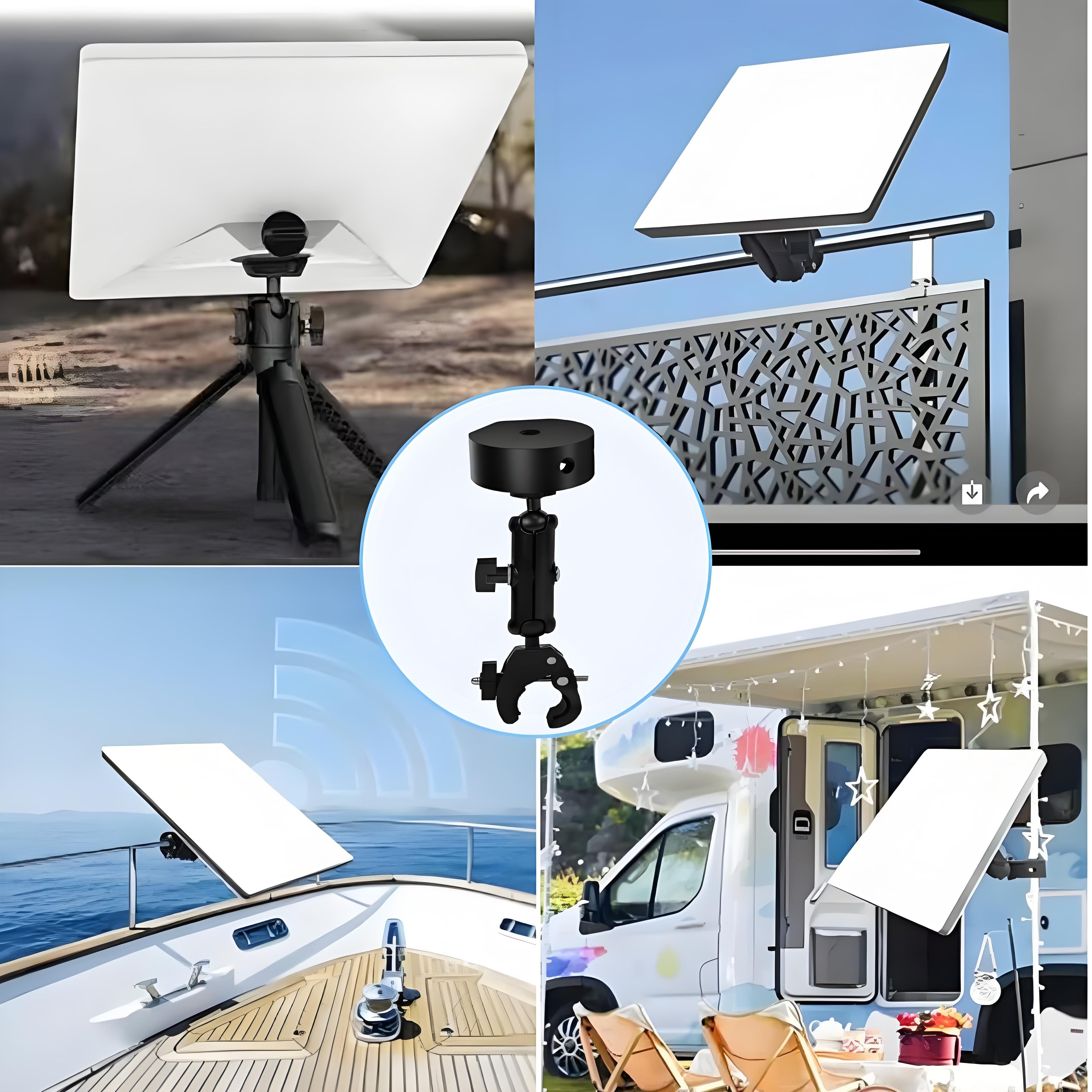 Starlink Mini RV Clamp Mount | Heavy-Duty Portable Mount - Teskay