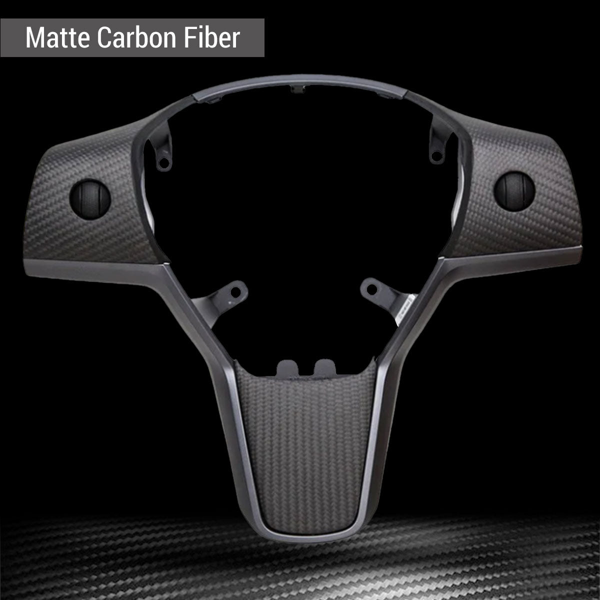 Yoke Carbon Fiber Steering Wheel for Model 3 / Y - Teskay