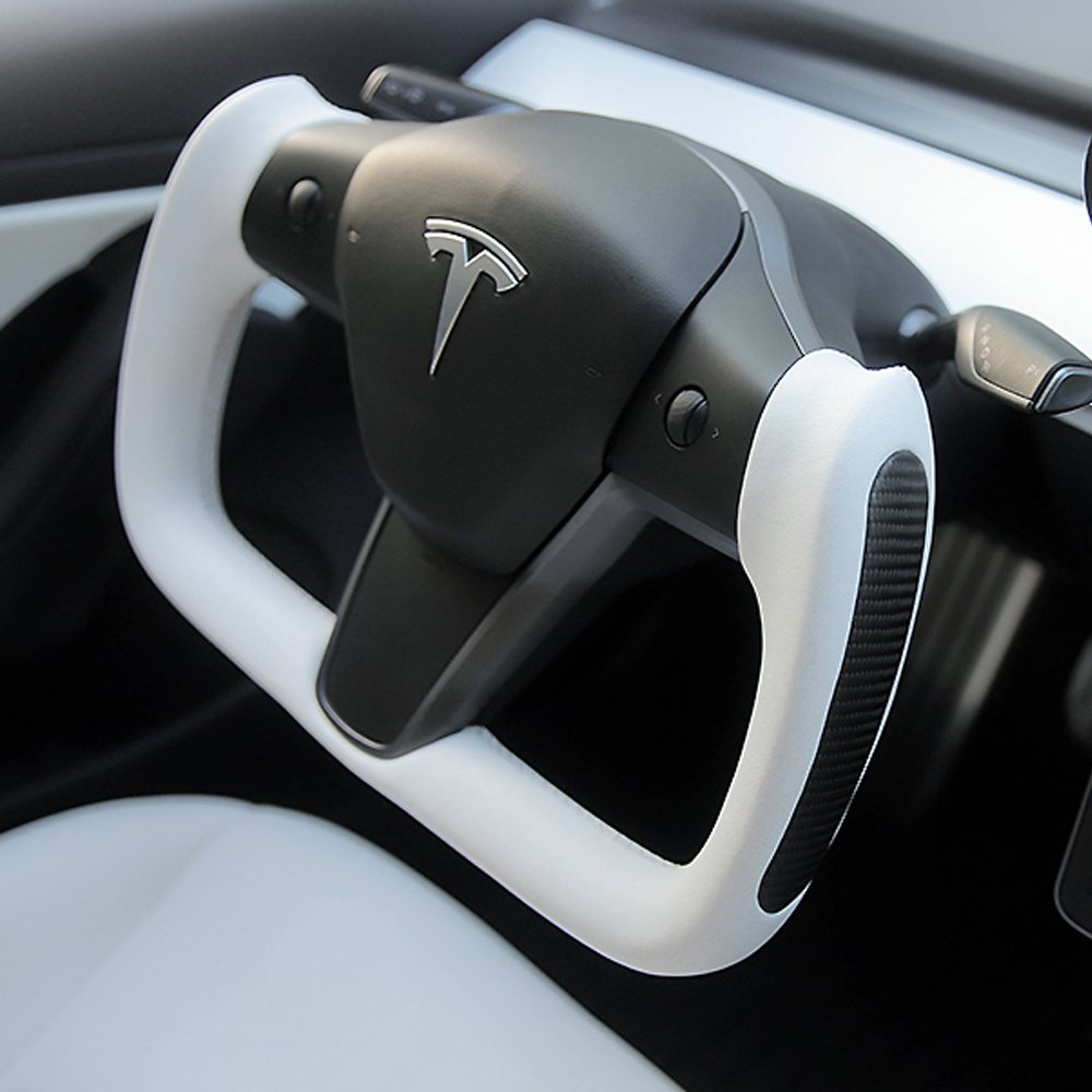Yoke Carbon Fiber Steering Wheel for Model 3 / Y - Teskay