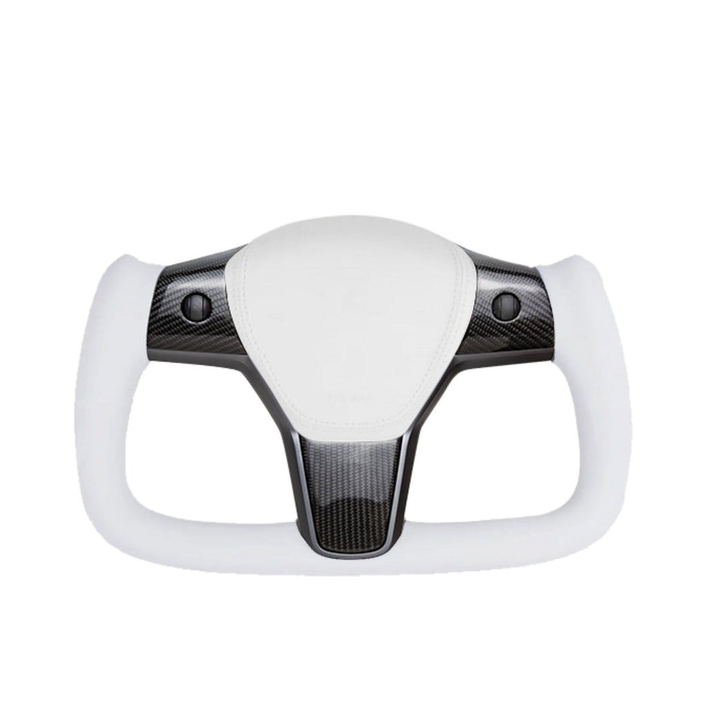 Yoke Carbon Fiber Steering Wheel for Model 3 / Y - Teskay