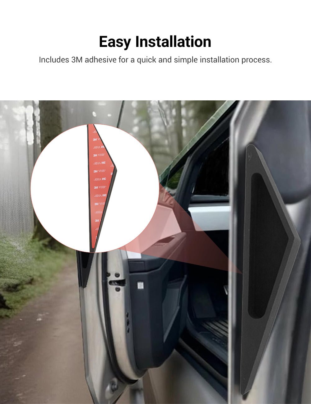 Scratch-Resistant Silicone Door Handles for Tesla Cybertruck - Teskay