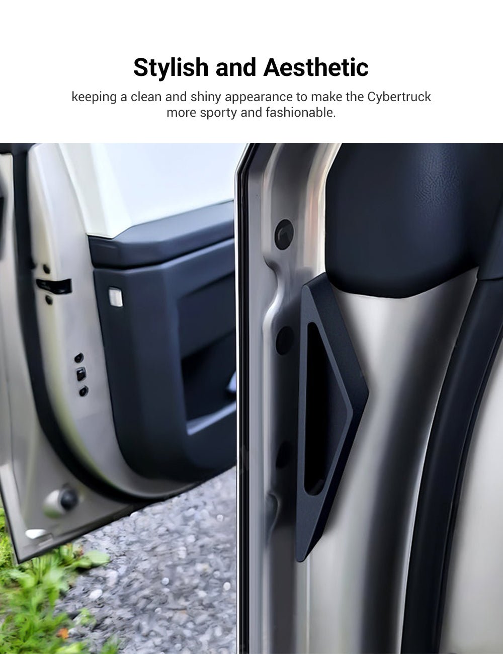 Scratch-Resistant Silicone Door Handles for Tesla Cybertruck - Teskay