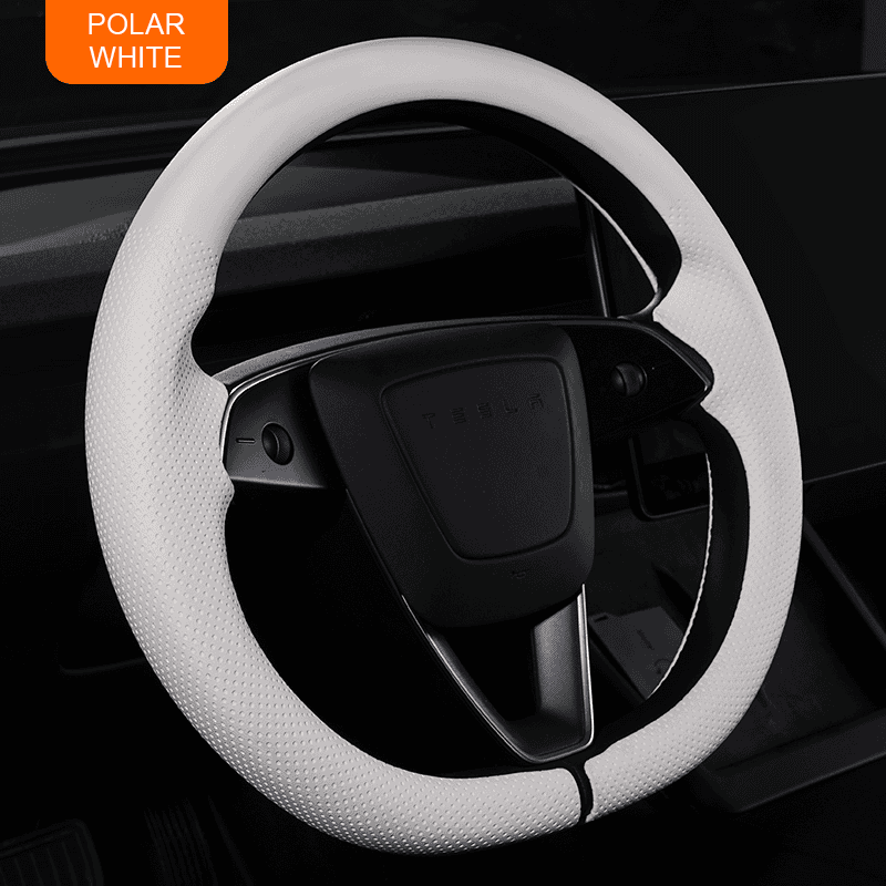 Breathable Snap-On Steering Wheel Cover for Tesla Model 3/Y