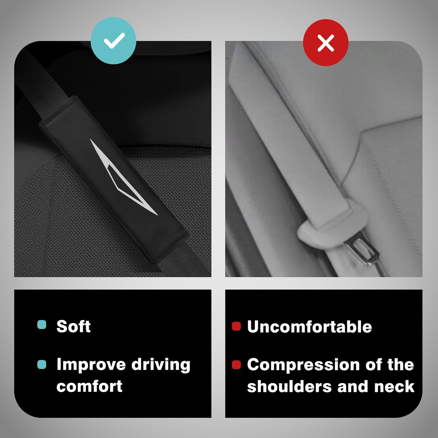Seat Belt Pads for Tesla Cybertruck (2 PCS) - Teskay