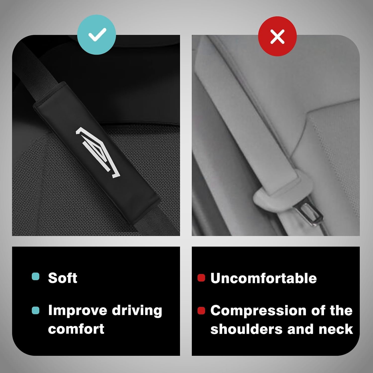 Seat Belt Pads for Tesla Cybertruck (2 PCS) - Teskay
