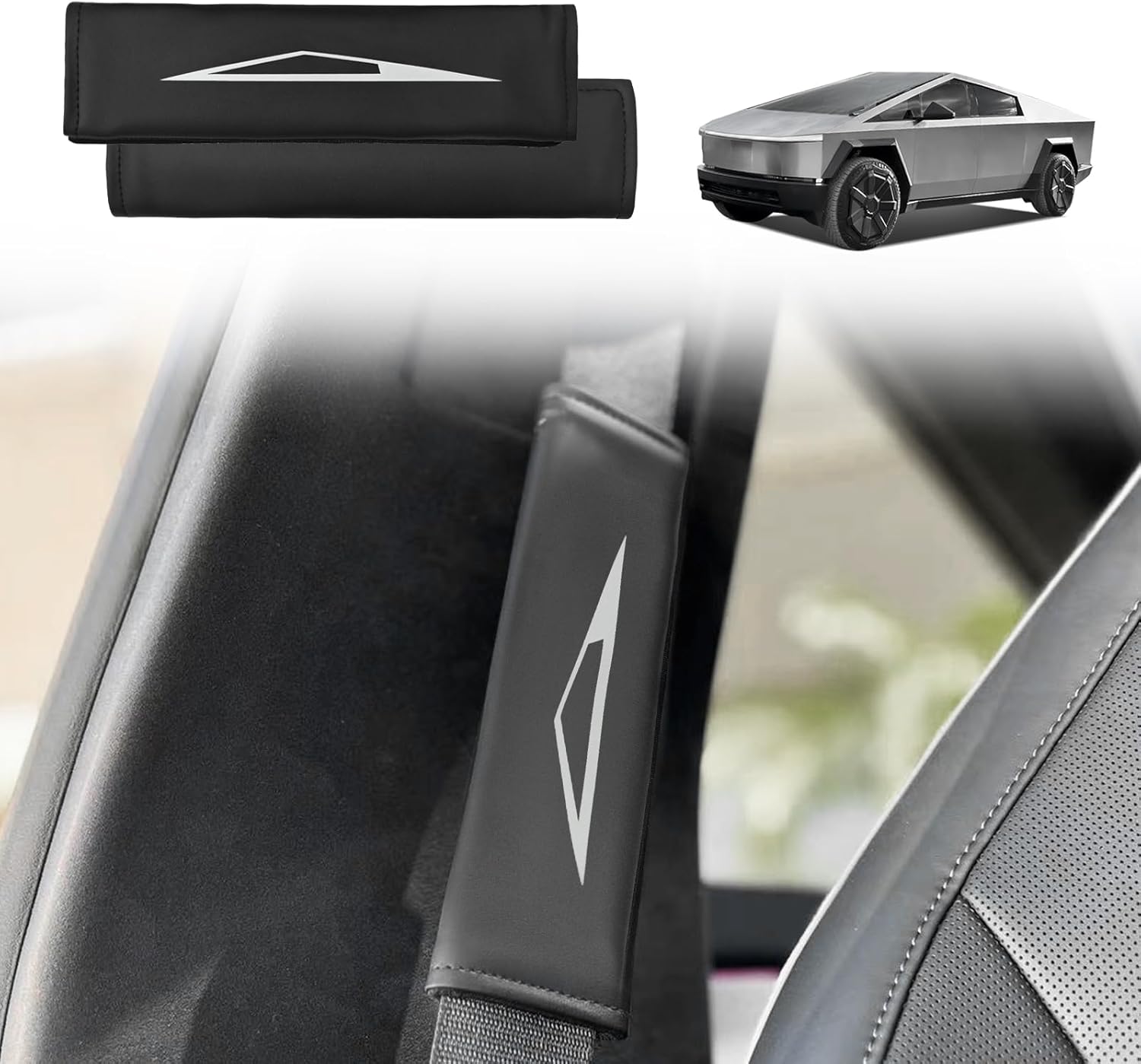 Seat Belt Pads for Tesla Cybertruck (2 PCS) - Teskay