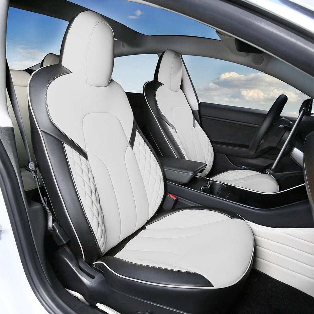 Seat Covers for Only Front Seats/Rear Seats for Tesla Model 3 & Model Y (5 Seater) - Teskay